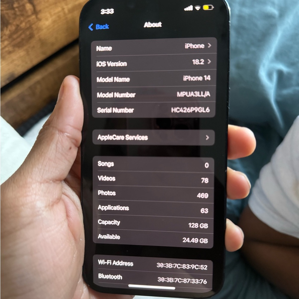 iPhone 14 - Black 128GB